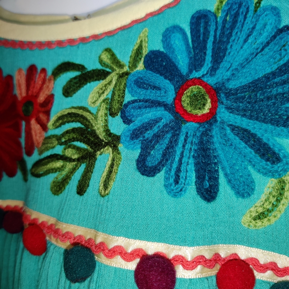 NWT Double D Ranch Embroidered Floral Western Top - Picture 10 of 16